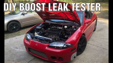 As for pressure testing through the turbo and finding a leak @ the turbo. (DIY BOOST LEAK TESTER) Eclipse GSX boost leak test! - YouTube