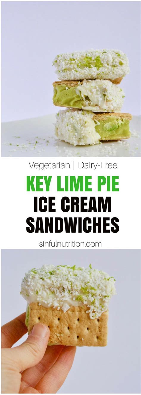 Made with real coconut milk. Key Lime Pie Ice Cream Sandwiches | Recipe | Healthy ...