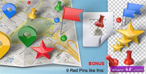 No paid plugins, no paid music. Map Generator with Real 3D Markers - After Effects Project ...