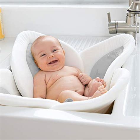 The risk of them slipping or tipping out of the tub is too high. Blooming Bath Lotus - Baby Bath (Gray/Dark Gray) - Baby ...