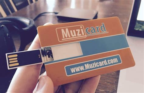 Maybe you would like to learn more about one of these? Muzicard printable credit-card-sized USB drive