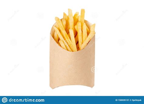 French Fries On White Isolated Background Stock Image - Image of frites, isolated: 150035131