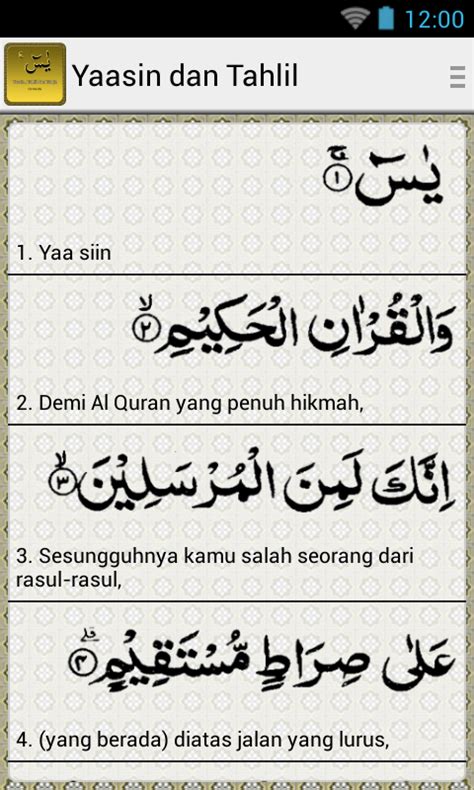 Maka dari itu, perbanyaklah mengamalkan bacaan surat yasin sebagai bekal yang mulia untuk kehidupan di akhirat kelak. Bacaan Surat Yasin Arab Dan Latin - Contoh Seputar Surat