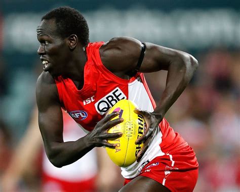 Against the cats on friday night, aliir had five disposals, but all were intercepts, with four coming from intercept marks. UPDATE: Aliir Aliir ruled out of Grand Final | AFL News | Zero Hanger