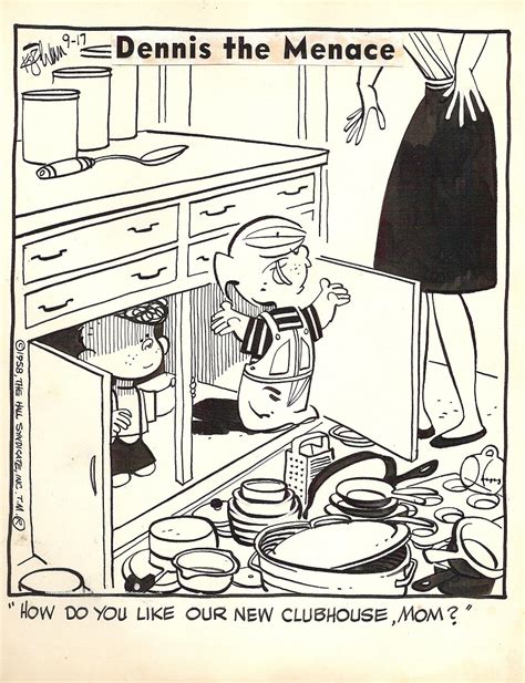 It preceded the ed sullivan show on sunday evenings on cbs from october 1959 to july 1963. Dennis the Menace daily 1958, in Dan Forman's Ketcham ...