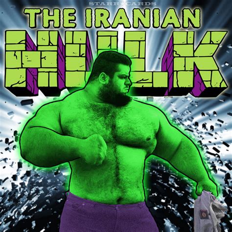 Hulk from iran, sajad gharibi also known as iranian hulk it's biography, body measurements and the great khali (inda), iranian hulk and khan baba (pakistan) are the strongest men in the world. Sajad Gharibji aka "The Iranian Hulk" could be Iron Sheik Part II