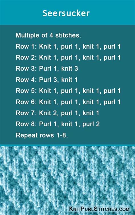 Enjoy a wide range of free knitting and crochet patterns to help you transform your yarn stash into cosy cardigans, charming there are over 1000 patterns that you can easily download at the click of a button, including stunning designs from top brands such as sirdar, dmc, rowan and more! How to weave the Seersucker stitch. Includes free pattern ...