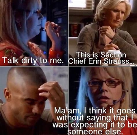 Cook as jennifer jj jareau. Erin Strauss and Penelope Garcia from Criminal Minds ...