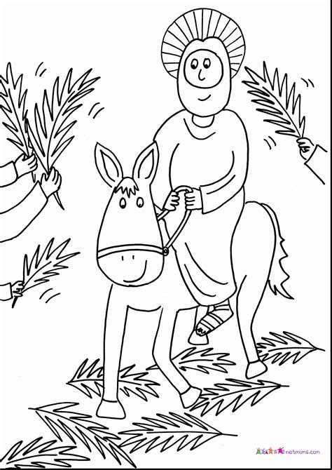 Spring lillies on cross coloring page. Free Printable Religious Easter Coloring Pages at ...