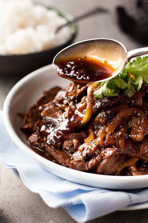 Everything can be done in a fry pan or wok. Chinese Beef With Honey and Black Pepper Sauce | The Best ...