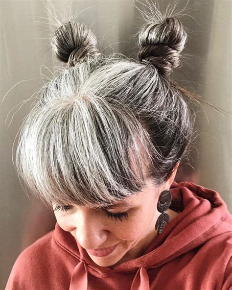 But if you do dye your hair, stylist aj lordet says you have two options: Gorgeous Gray Hair Styles to Try While Transitioning to ...