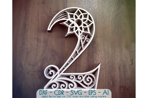 Download Multi Layered Mandala Layered Numbers Svg - Layered SVG ...