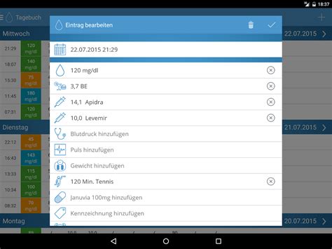 Diabetesconnect lets you record and document all your relevant data in a single app. Diabetes Connect - Android-Apps auf Google Play
