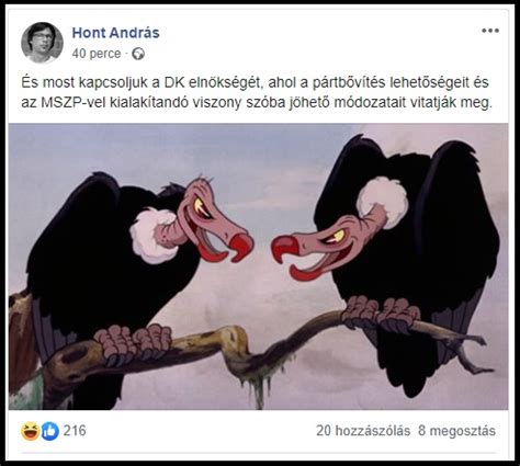 Nagyapja hont (holczer) ferenc színházi rendező. Dögevő állatokhoz hasonlította a DK politikusait a HVG ...