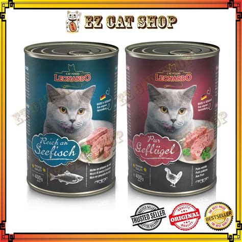 If you prefer dry cat food, you should look for food that's balanced and nutritious. Leonardo Super Premium Canned Wet Cat Food 400gm | Shopee ...