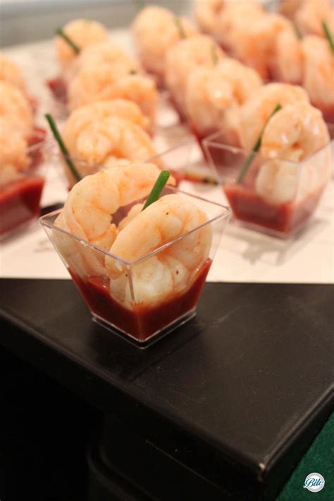 When it comes to cooking shrimp for shrimp cocktail, the name of the game is poach. Individual Shrimp Cocktail Presentations / Party Food ...