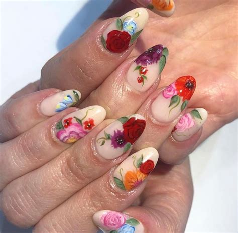 Takashi murakami design by @tiktakcameraaa #nails #nailart #handpainted #takashimurakami… takashi murakamilouis vuitton. Floral nails for Spring? | Dazed Beauty