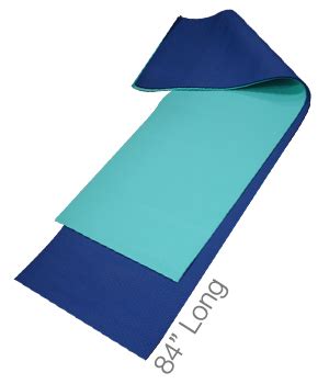 84l x 24w x 1/4h. Extra Long Yoga Mat (24" x 84" X 1/4") | Yoga Direct