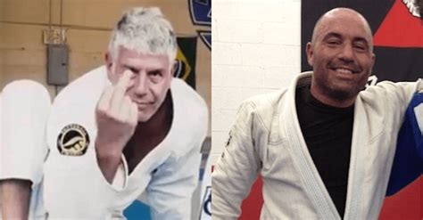 The man who relishes eating parts of animals most of us can't even identify says he watches. Anthony Bourdain Refuses To Train With Joe Rogan - 'He's a ...