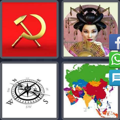 From italian, plural of broccolo a little sprout, from brocco sprout, spike; 4 Fotos 1 Palabra China Brujula Mapa Comunismo - Solucion ...
