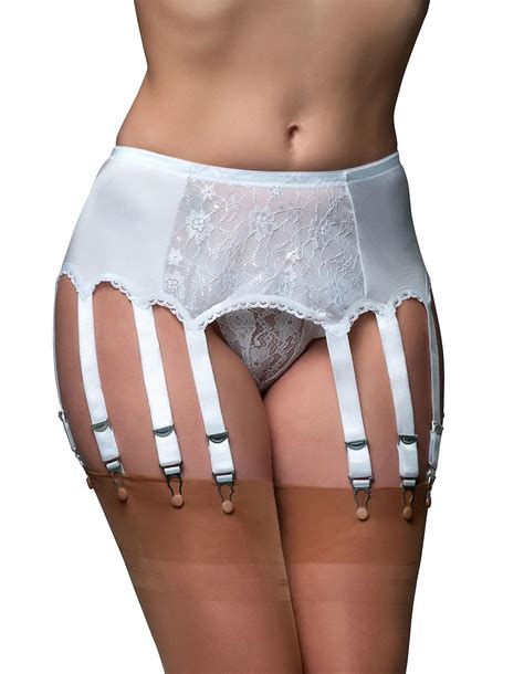 Get the best deals on women's garter belts. Nylon Dreams NDL13 Women's Garter Belt 12 Strap Suspender ...