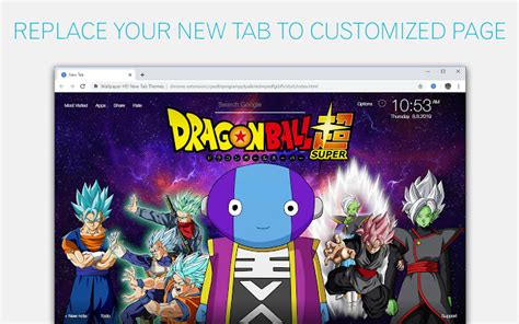 The latest dragon ball news and video content. Dragoin Ball Super & DBZ Wallpapers HD NewTab - Chrome Web ...
