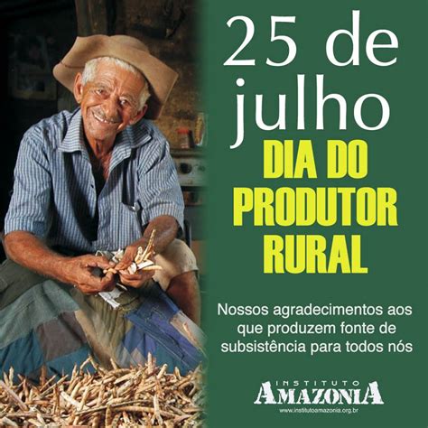 O dia do agricultor foi criado através do decreto de lei nº 48.630, de 27 de julho de 1960, em comemoração ao aniversário de 100 anos da fundação da secretaria de estado dos negócios da agricultura, comércio e obras públicas. Parabéns Produtor Rural - Hoje comemoramos o seu dia ...