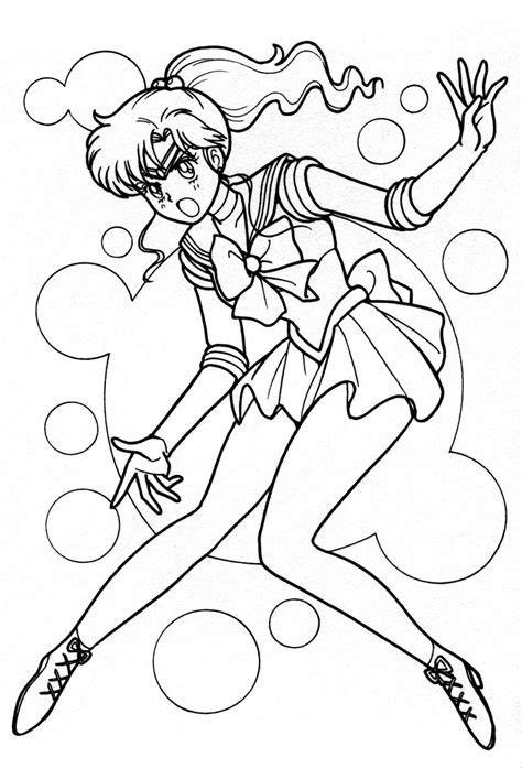 New coloring pages added all the time to sailor moon. Sailor Jupiter Coloring Page | Sailor moon coloring pages ...