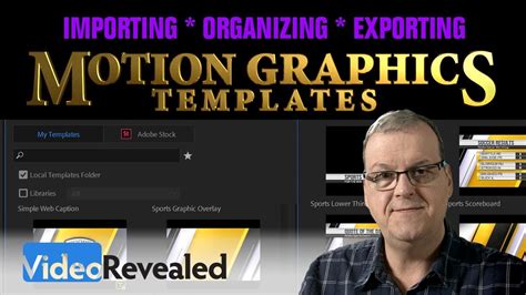 To apply motion graphics templates authored by after effects in premiere pro, you need to have after effects installed on the same computer. Mastering Motion Graphics Templates in Premiere Pro ...