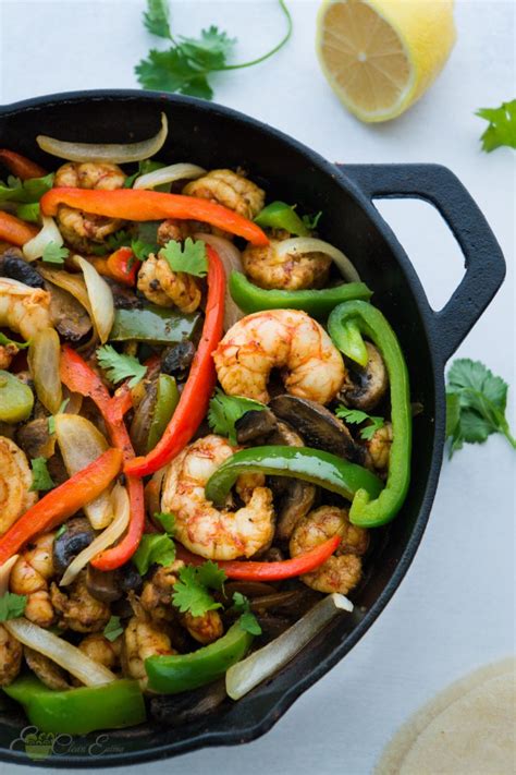 Note the saturated fat, sodium, calories, and cholesterol. Easy Low Sodium Shrimp Fajitas Recipe - Enjoy Clean Eating
