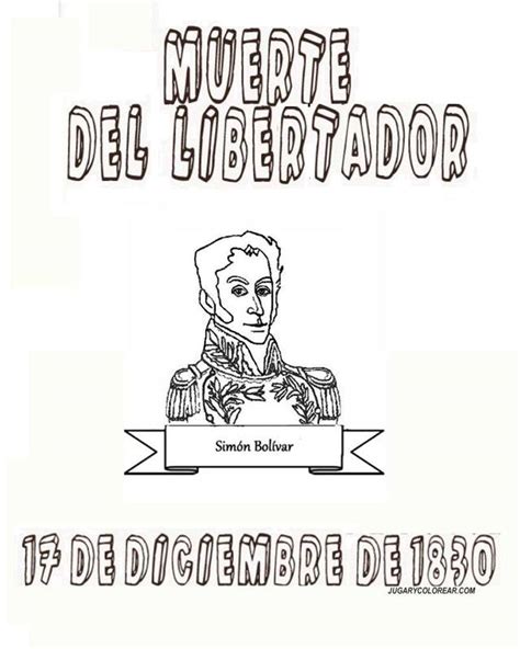 Check spelling or type a new query. Colorear muerte del libertador Simón Bolívar - Jugar y ...