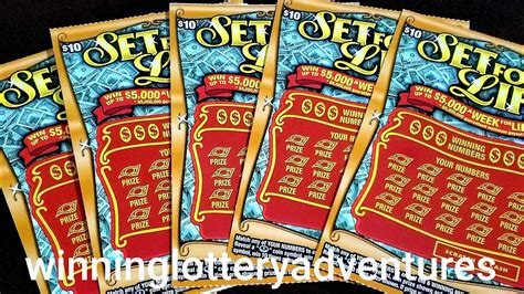 All of them are verified and tested today! Set For Life $10 NY Lottery Scratch Offs (Set of 5) - YouTube