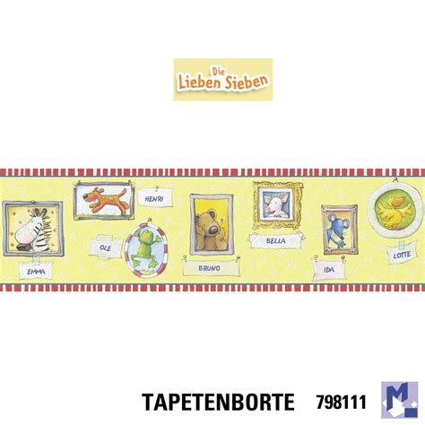 Das florgarn ist handgetuftet und besonders dicht. Rasch Bordüre 798111 Die Lieben Sieben - Michelberger Ihr ...
