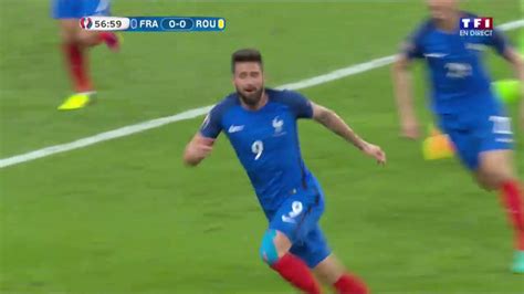 Revivez les buts d'olivier giroud et de nabil fekir (vidéo). France-Roumanie, But Olivier Giroud - YouTube