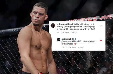 Nate diaz says conor mcgregor dropped the ball at ufc 257. UFC's Nate Diaz Replies To Fan Who Lost Rent Money ...