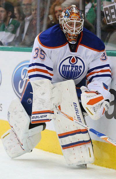 Viktor fasth w barwach edmonton oilers (2014). Viktor Fasth | Oilers, Edmonton oilers, Goalie