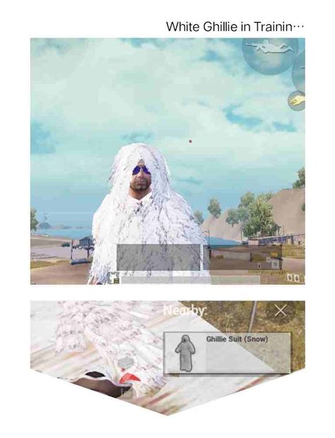 Most people demand for the white ghillie suit in training mode. How to Get White Ghillie Suit in Pubg Mobile Training Room ...