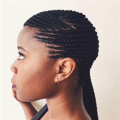 Whether weaved to the back or upwards, straight or spiraling this hairstyle took the regular patewo and shuku or all back worn by nigerian the braid styles have evolved so much that different methods are being used to make them. Gallery for Braided Faux loc with Brazilian Wool…Nigerian ...