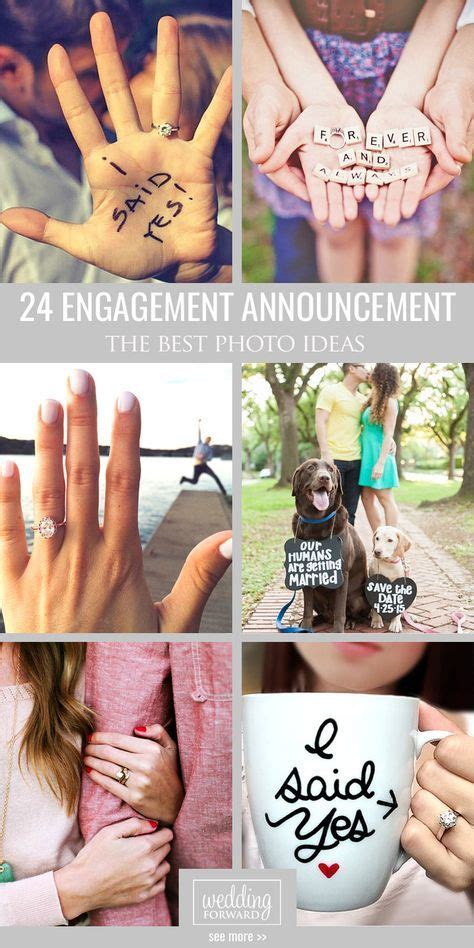 Engagement photos allow couples to announce their engagement in their own unique way, and they also make a wonderful keepsake after the wedding. 24 Best Ideas Of Engagement Announcements | Engagement ...