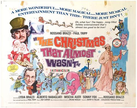 A talking squirrel must save the holiday by rescuing a young pilgrim boy and a young native american boy who have gone missing in the woods on thanksgiving day. 1966 My Favorite Year: The Christmas That Almost Wasn't