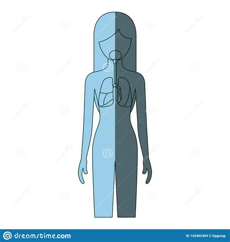 Free vector icons in svg, psd, png, eps and icon font. Blue Color Shading Silhouette Female Person With ...