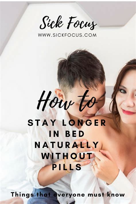 The downside is that this takes some of the pleasure and excitement out of sex! Bed stories | Lasting longer in bed, How to last long ...