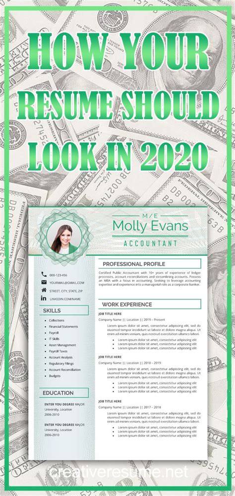 All for only $4 a month. Accountant Resume Template for Word, Executive, Manager ...