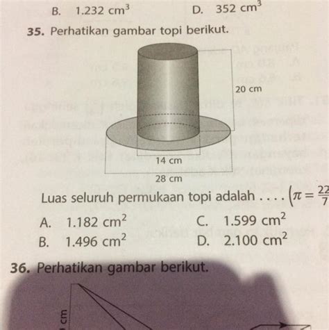 Luas permukaan tabung di samping adalah phi = 22/7. Rumus Luas Seluruh Permukaan Tabung - Soal Zaki