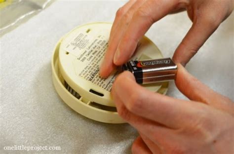 You should change the batteries in your smoke detector every six months. How to change the battery in a smoke detector