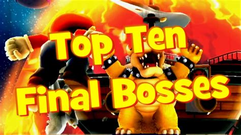 Bosses have been a part of video gaming since the very beginning. Top 10 Final Bosses - YouTube