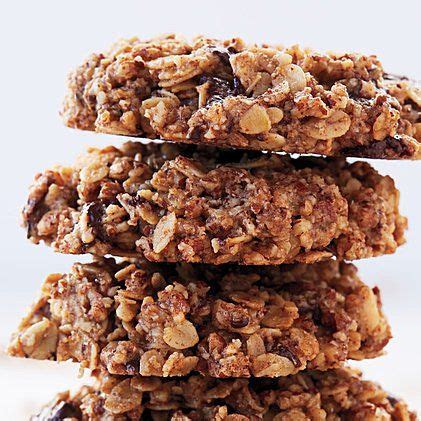 This easy and homemade healthy granola bars recipe is packed with rolled oats, crispy cereal, & mini chocolate chips! Pecan, Oat, and Dark-Chocolate-Chunk Cookies Recipe ...