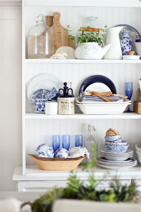 The bottom drawer usually has larger space for keeping. Summer hutch and styling tips