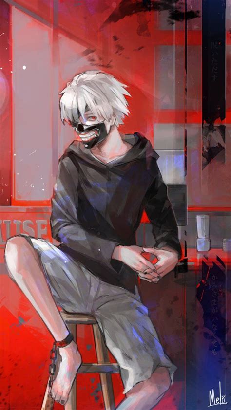 Download now 71 ken kaneki wallpapers on wallpaperplay. 灸場メロ on Twitter | Seni anime, Jepang tokyo, Gambar karakter