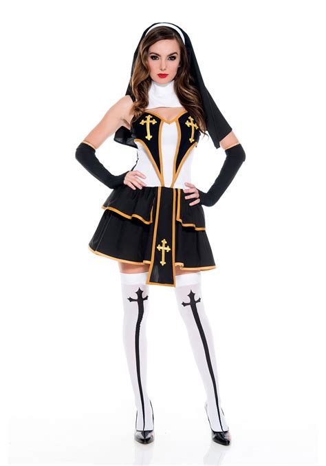 Free delivery for many products! Women's Flirty Nun Costume